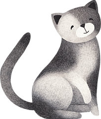 Dibujo del gato  