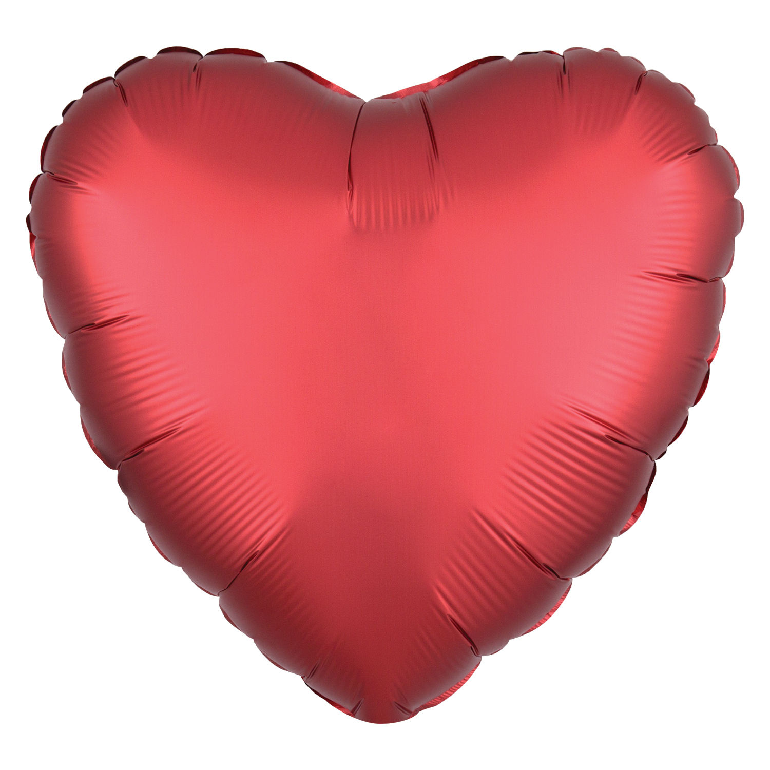 Red Heart Foil Balloon 18" Helium Filled