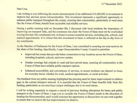 £14,460,492 for Gloucestershire’s buses