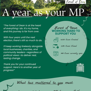 A year as your MP 