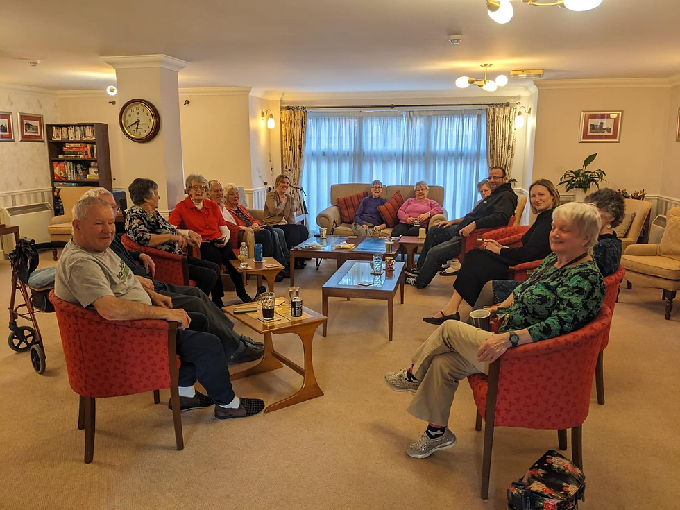 Visiting Daffodil Court, Newent