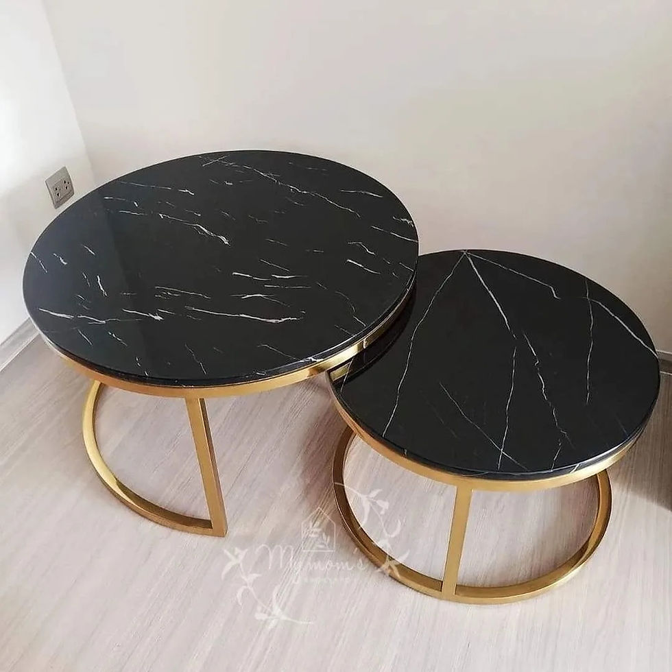ภาพขนาดย่อ: My Luxury Gold Marble Table #MMF0007