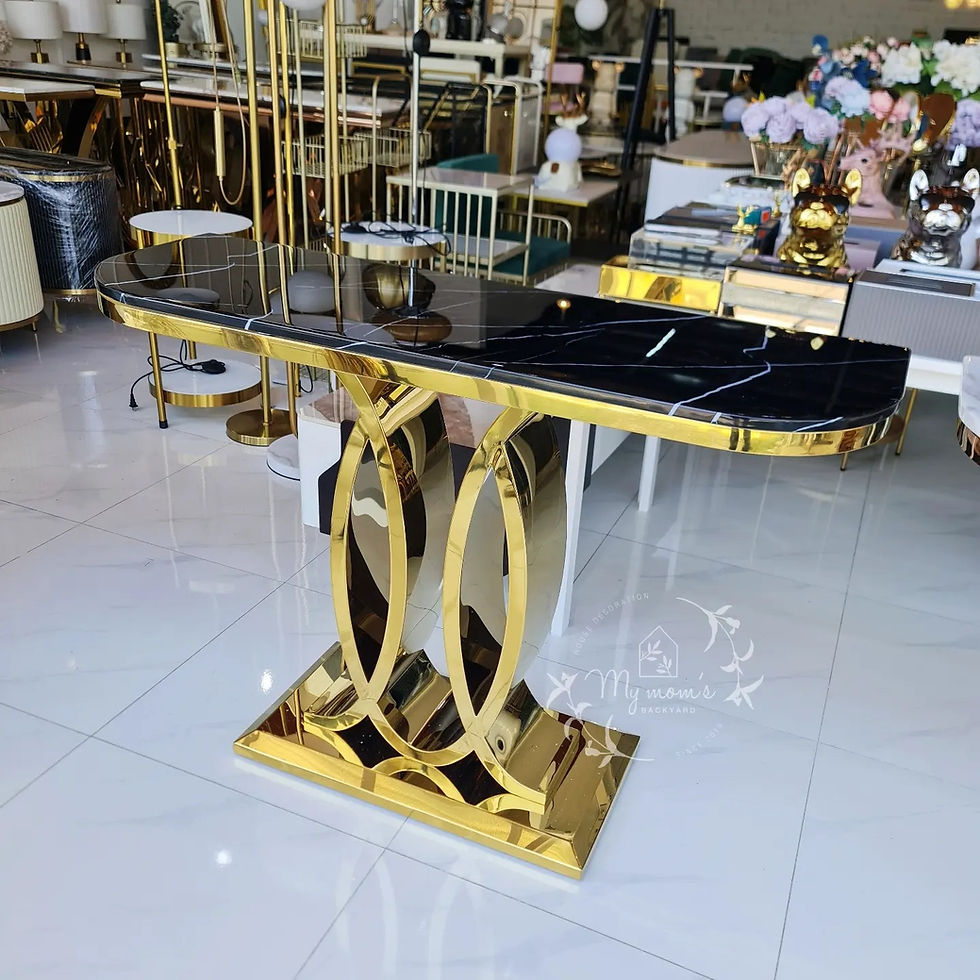 ภาพขนาดย่อ: Classic Golden Prague console table #MMB533