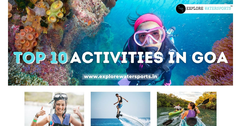 top 10 water activities in goa
