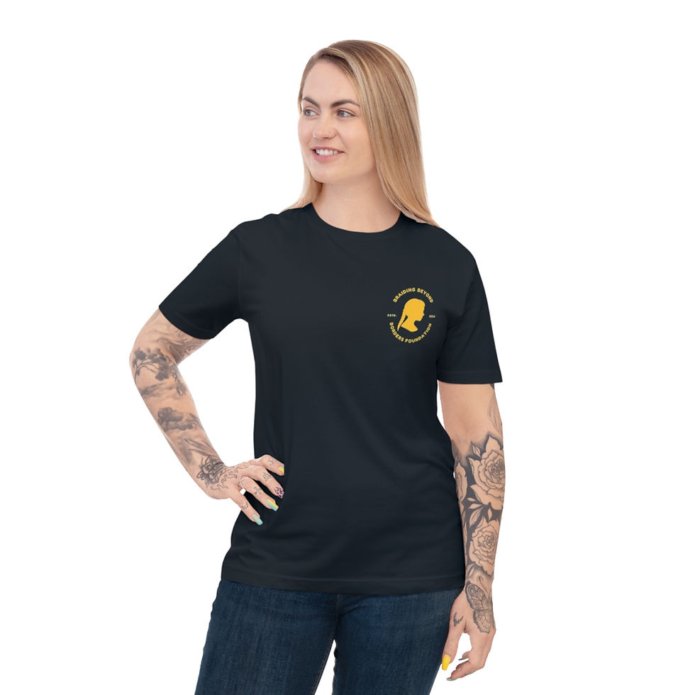 Thumbnail: Unisex Braiding Beyond Borders T-shirt