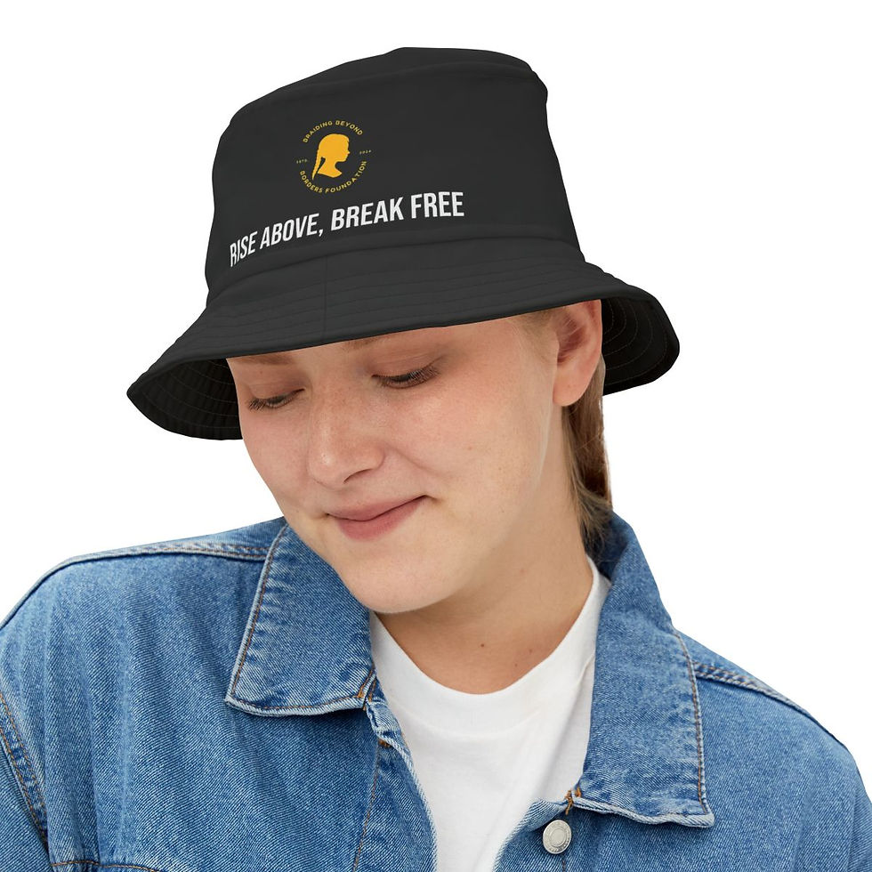 Thumbnail: Braiding Beyond Borders Bucket Hat (AOP)