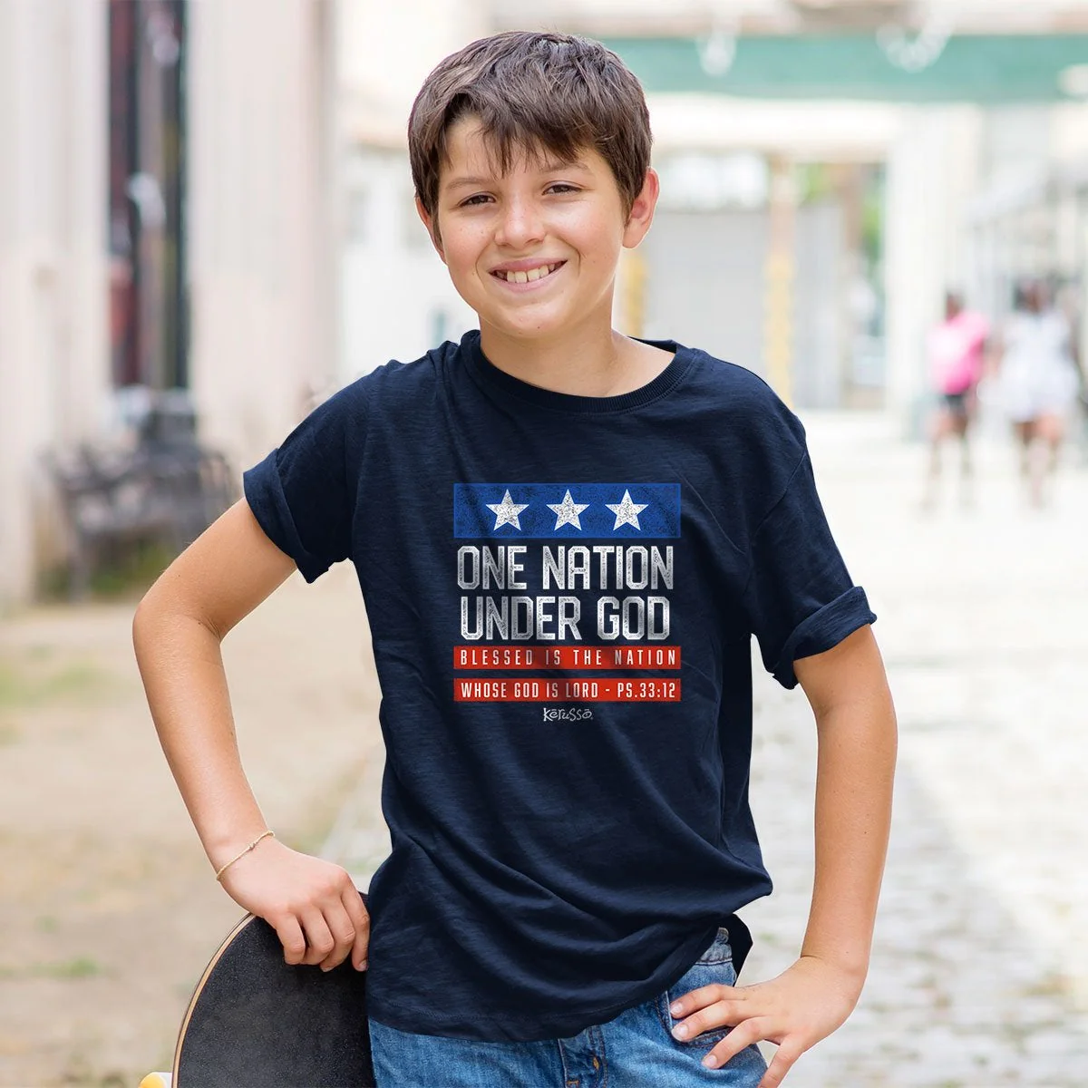 tshirt - kids - one nation under God