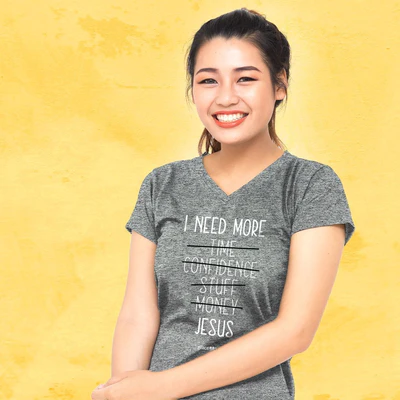 Tshirt - Women - I need more Jesus.webp