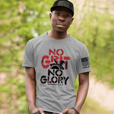 Tshirt - no grit no glory.webp