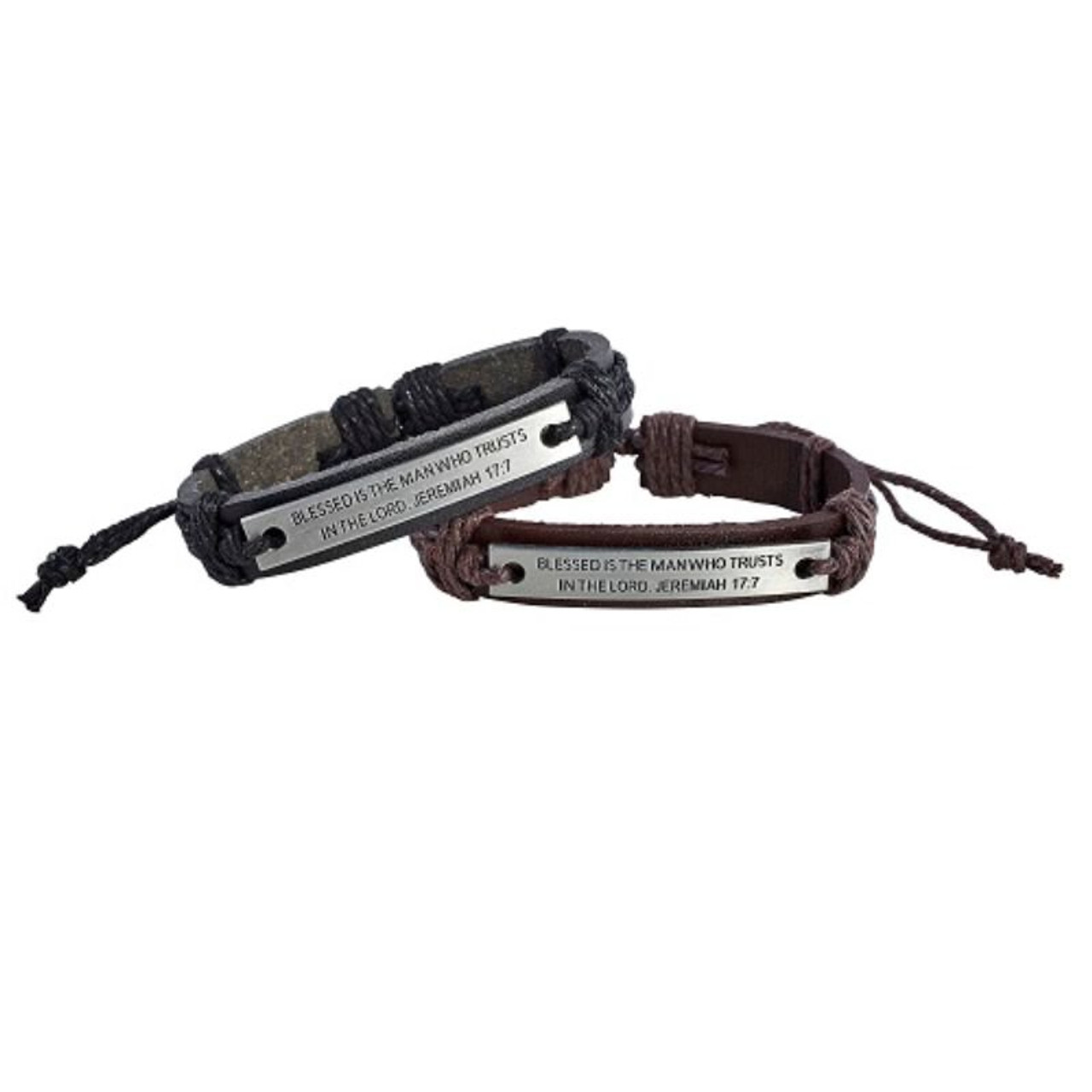 Jewelry - Men - Blessed is the man wristband.webp