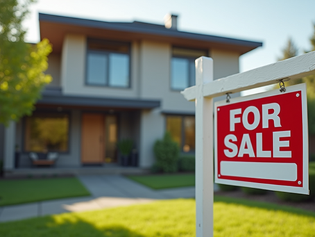 A modern home for sale, symbolizing mortgage assistance opportunities