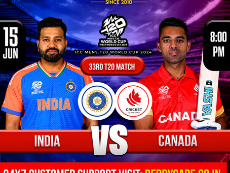 IND vs CAN Dream11 Prediction | Reddy Anna