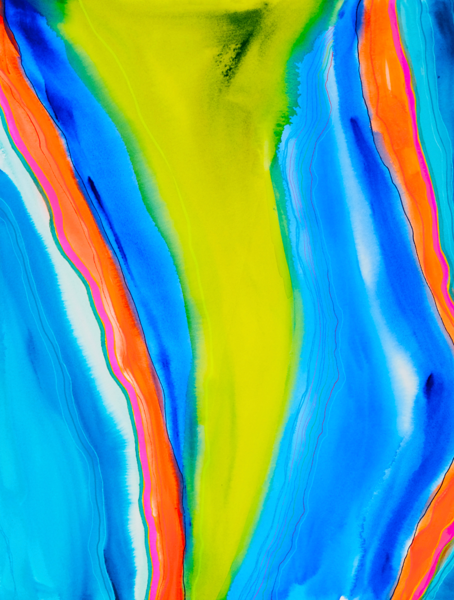 Color Wave No.2 Print