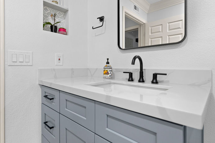 Pure Cabinets -Fresh Remodeled Bathroom