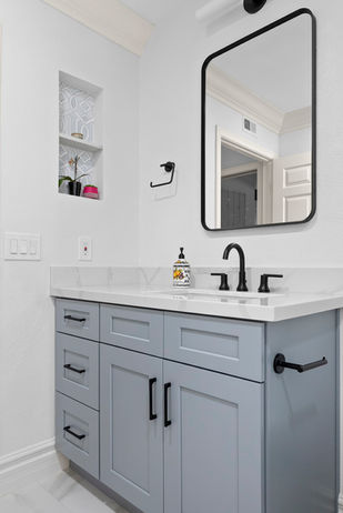 Pure Cabinets -Fresh Remodeled Bathroom