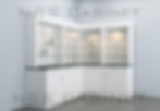 Thumbnail: L Shape Brian Display Cabinet
