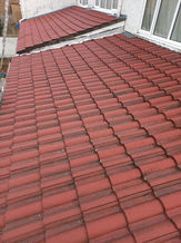 A clean red tile roof.