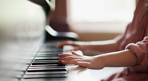 Girl Practicing Piano