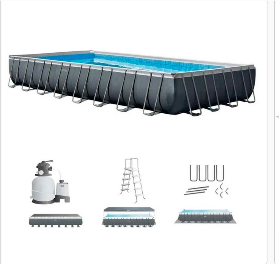 Thumbnail: Intex 32 ft. x 16 ft. Ultra XTR Pool Set with Sand Filter Pump