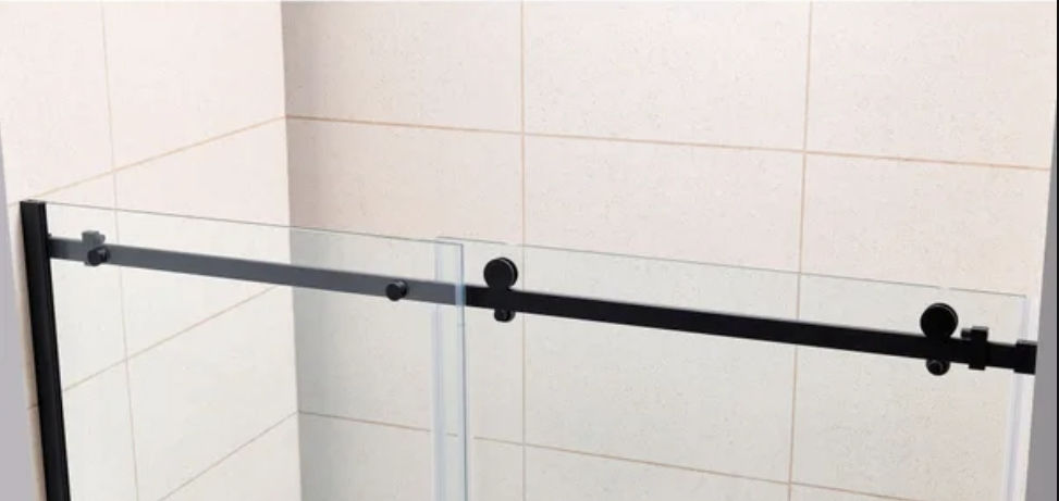 Thumbnail: OVE Decors Kelsey 60 in. Sliding Glass Shower Door with Hardware