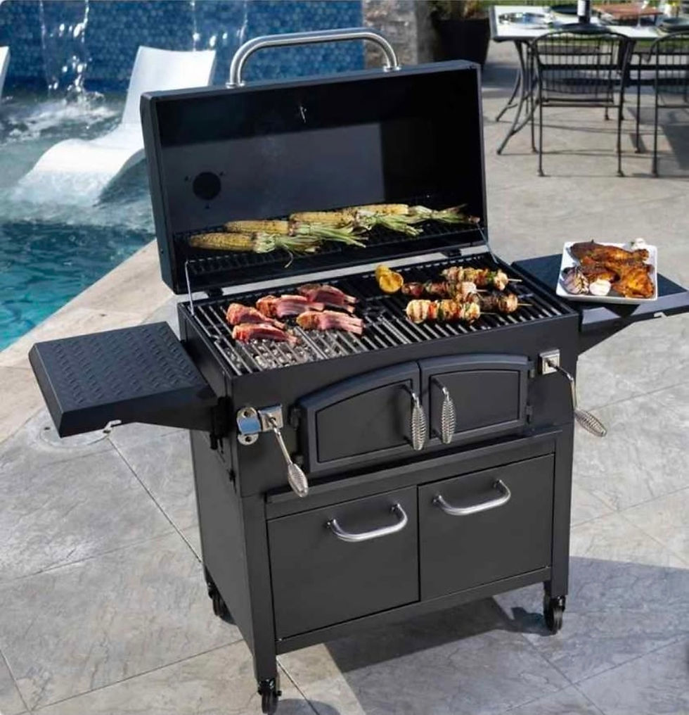 Thumbnail: 32 inch Duro Dual Zone Charcoal Grill