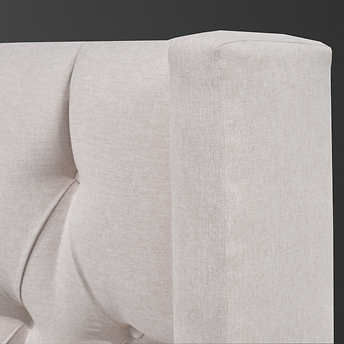 Thumbnail: King Upholstered Platform bed