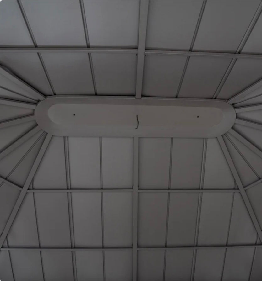 Thumbnail: Sunjoy 12 ft. x 16 ft. Cape Blue Hardtop Screenhouse