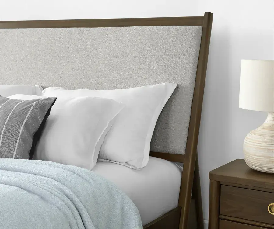 Thumbnail: Weston Park King Upholstered Bed, Dark Brown