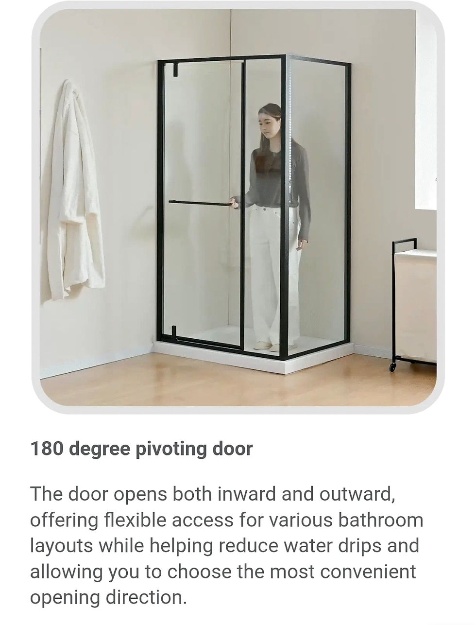 Thumbnail: OVE Decors Tobias 48"  Corner Shower Kit with Base