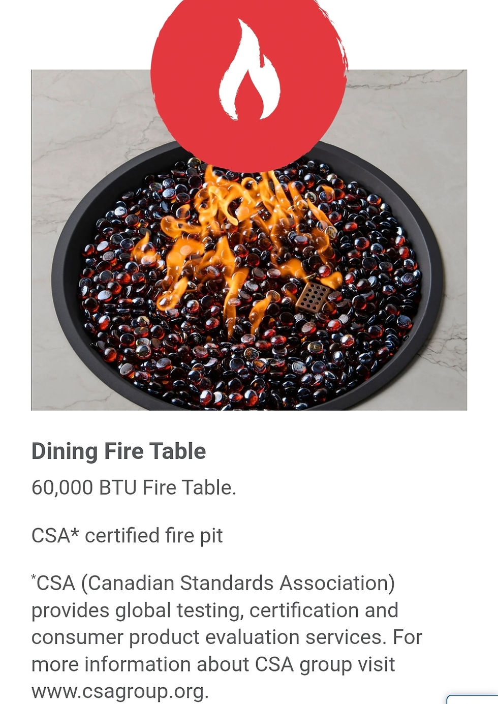 Thumbnail: Nicolet 7-piece Patio Dining Set with Fire Table