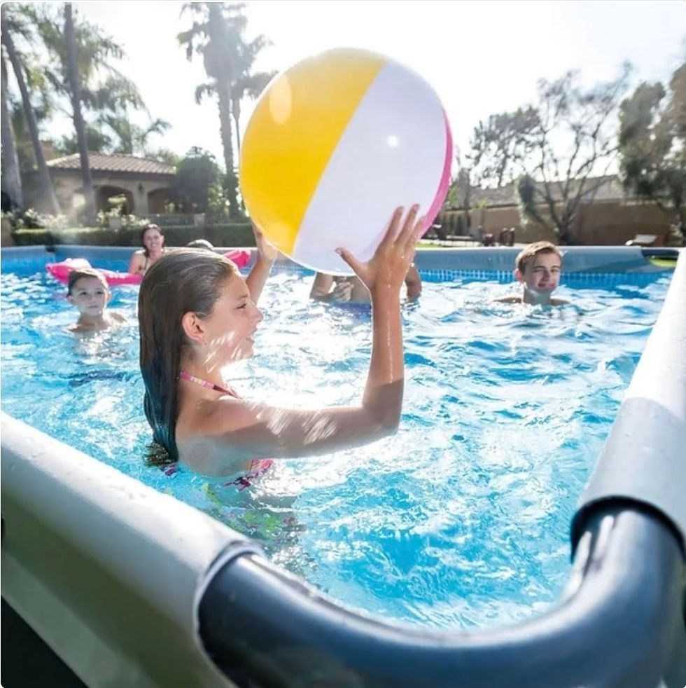 Thumbnail: Intex 32 ft x 16 ft Ultra XTR Pool Set with Sand Filter & Saltwater System