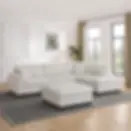 Thumbnail: Thomasville Miles Right-hand Facing 3-piece Fabric Sectional with Storage Ottoma