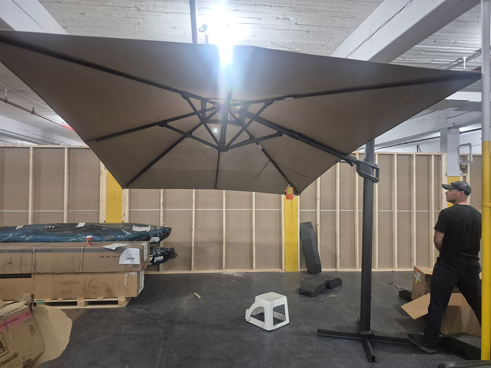 Thumbnail: Seasons Sentry 3.05 m x 3.97 m (10 ft. x 13 ft.) Cantilever Umbrella