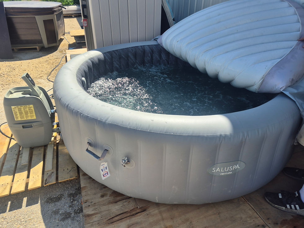 Thumbnail: SaluSpa Ventura EnergySense Smart AirJet Inflatable Hot Tub Spa, 6-8 person