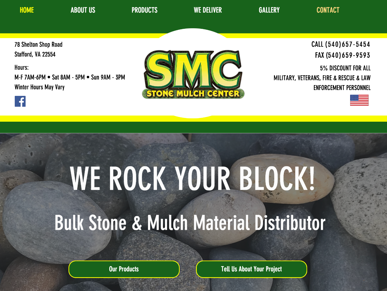 Contact Stafford VA Stone and Mulch Center