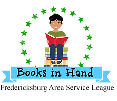 fredericksburg area service league books in hand