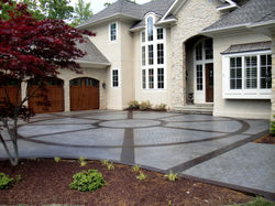 Stamped Concrete Driveway Design
