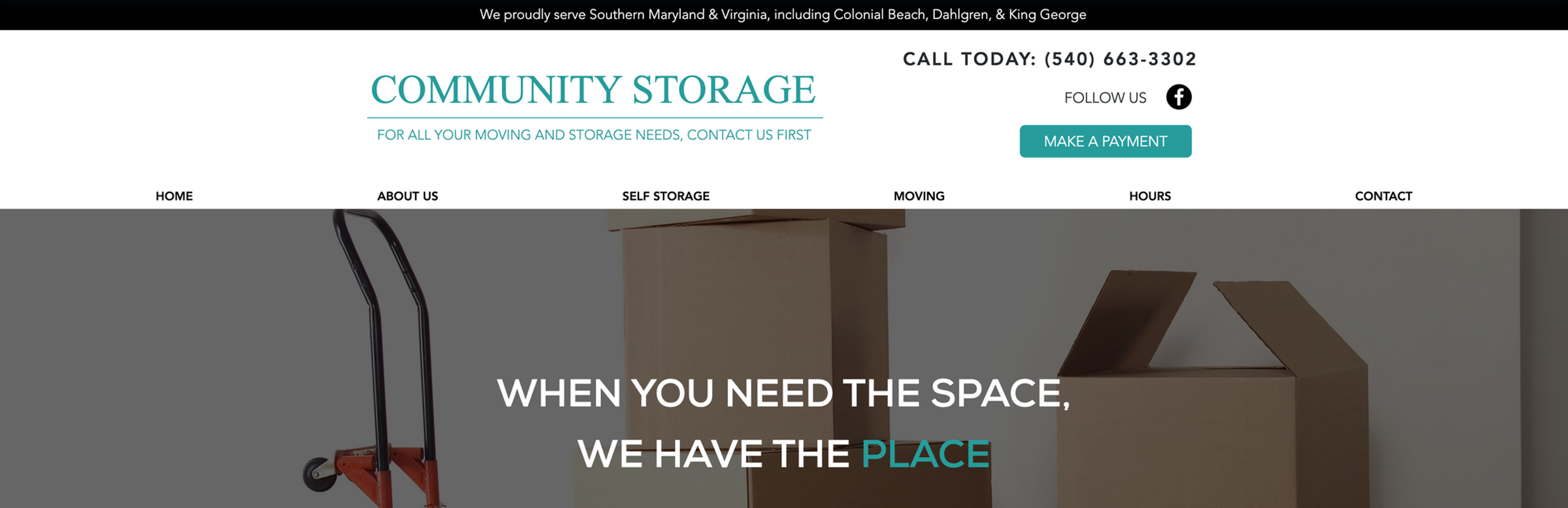 Self-Storage Units & Moving Services | Community Storage ...
