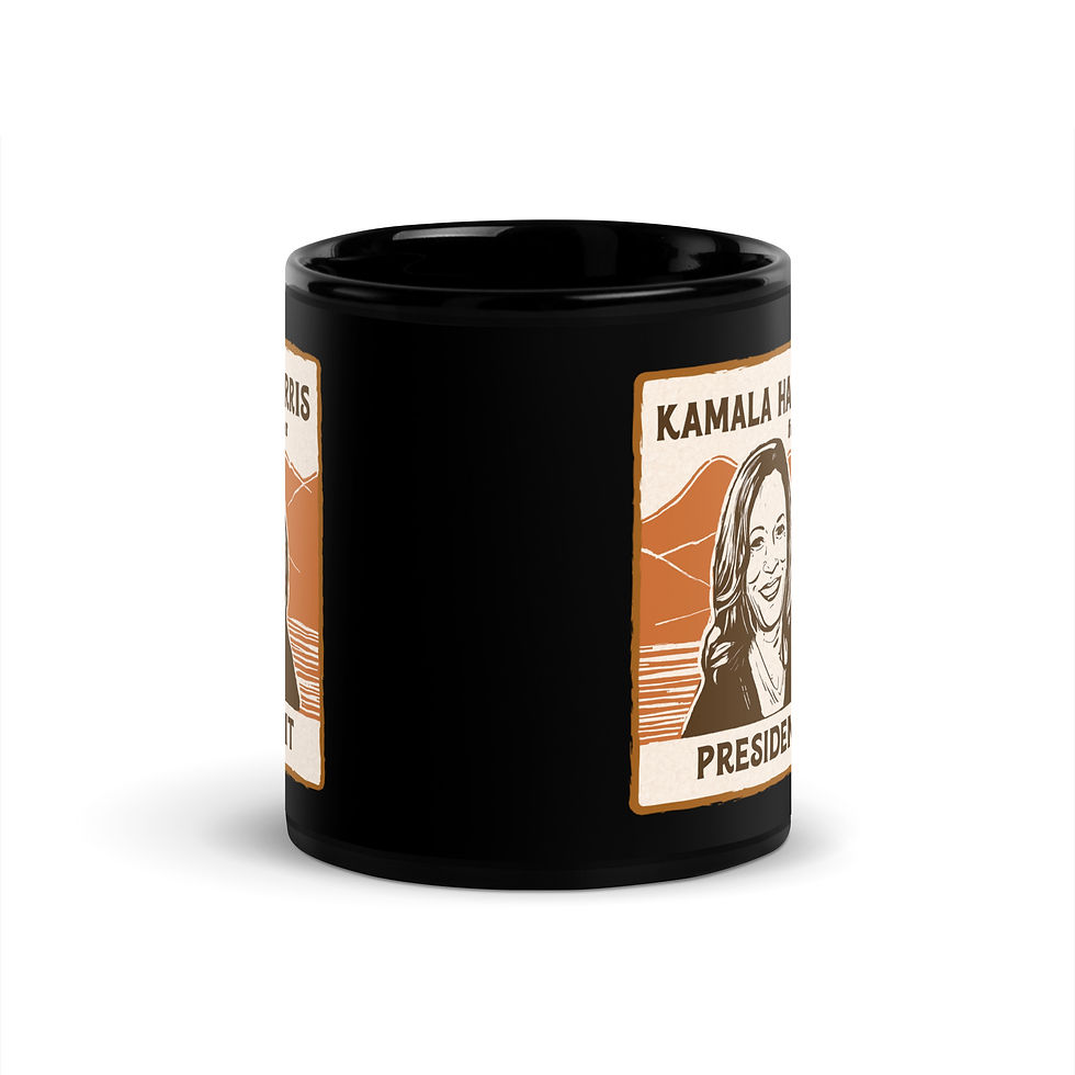 Thumbnail: 'PUMPKIN SPICE' KAMALA HARRIS Mug 11 oz 15 oz Black