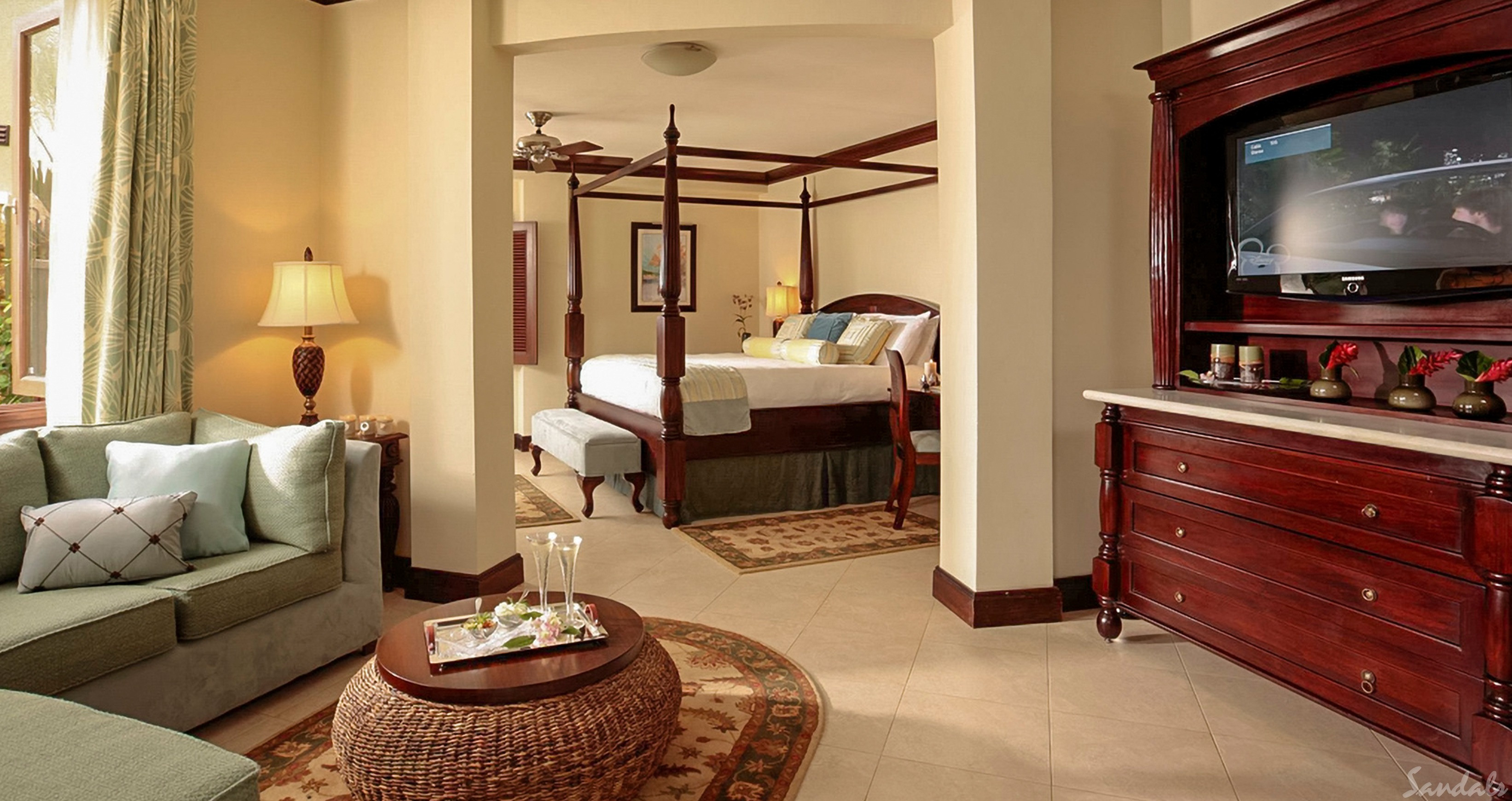 View of Millionaire Honeymoon Penthouse One Bedroom Butler Suite
