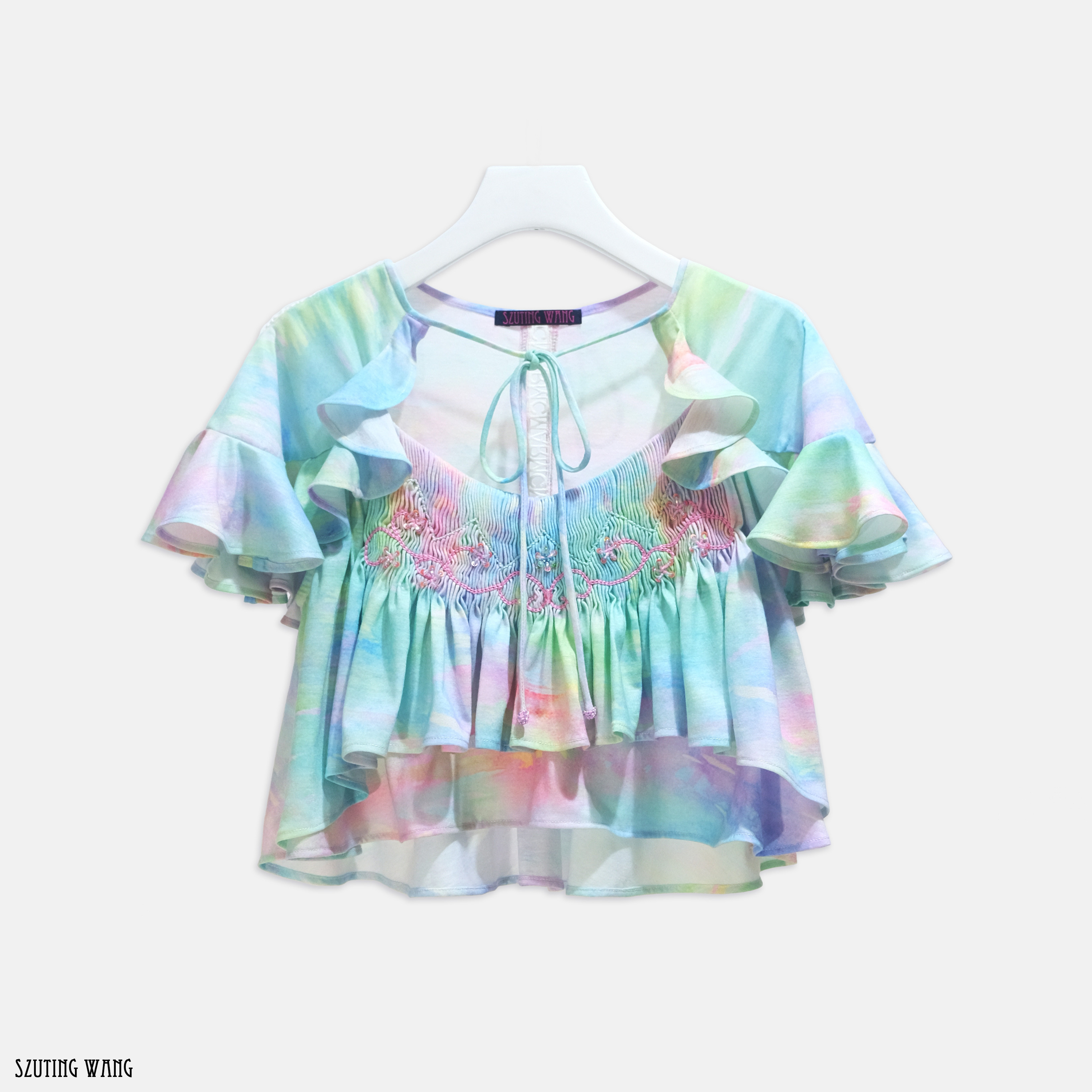 🅝🅔🅦 𝐒𝐙𝐔𝐓𝐈𝐍𝐆 𝐖𝐀𝐍𝐆 𝐒𝐩𝐫𝐢𝐧𝐠/𝐒𝐮𝐦𝐦𝐞𝐫 純手工立體褶刺繡 原創設計