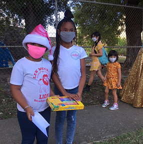 LeReine with LMES Student.JPG