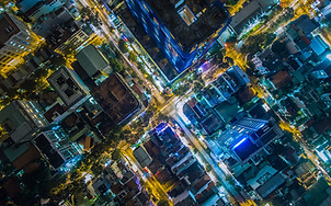 Aerial Photo of a City
