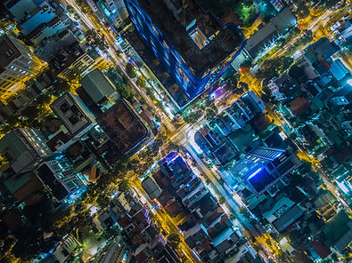 Aerial Photo of a City