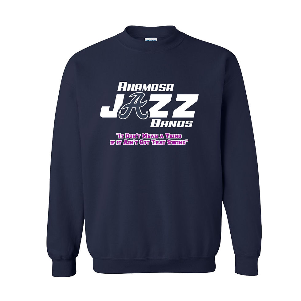 Thumbnail: Anamosa Jazz Bands Crew Sweatshirt