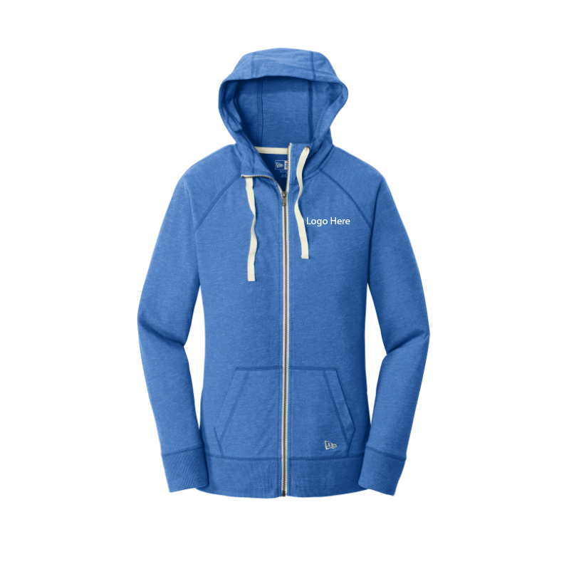 Thumbnail: MercyNeuro New Era Sueded Cotton Blend Full Zip Hoodie