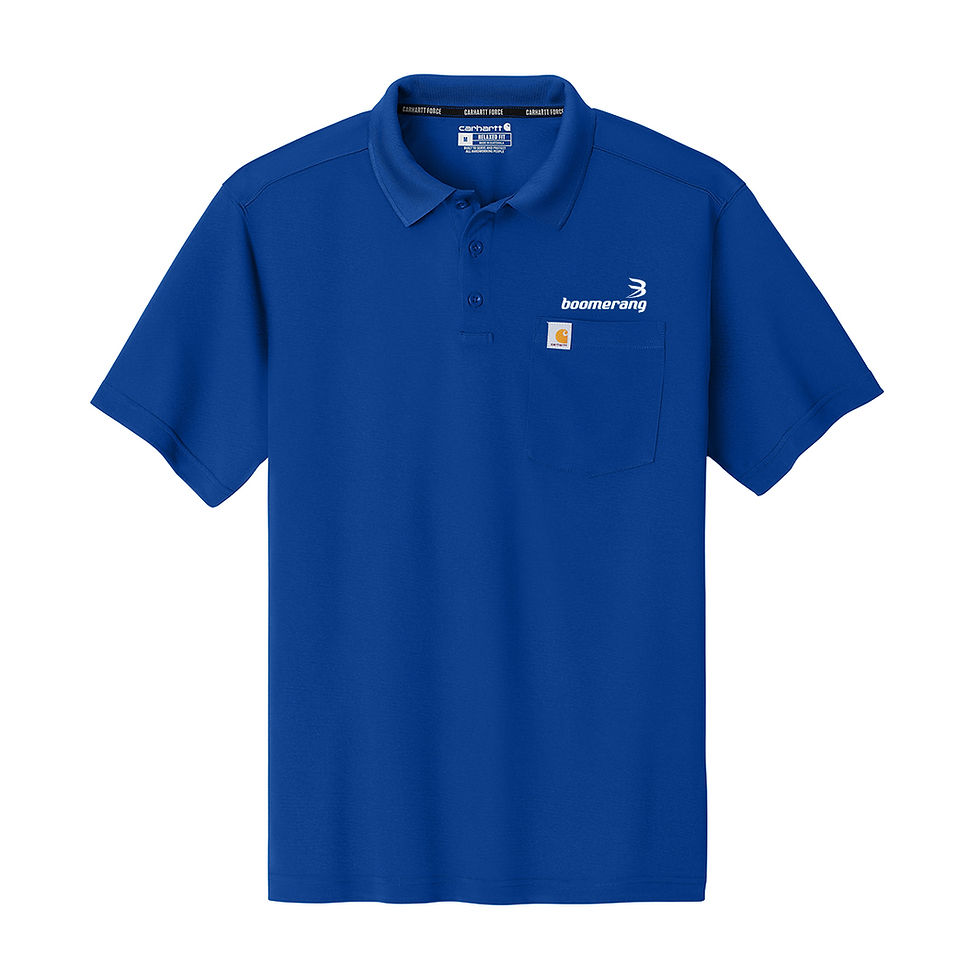 Thumbnail: Boomerang Carhartt Force Snag-Resistant Pocket Polo