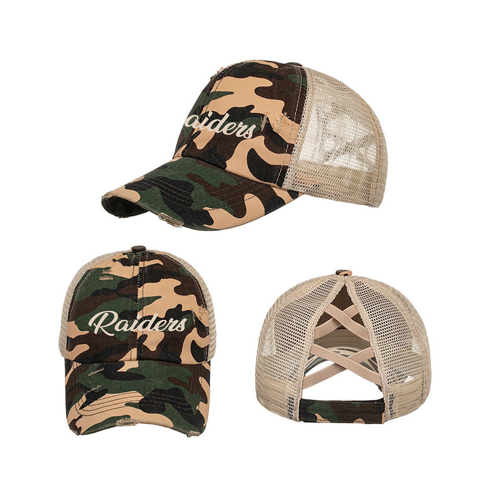 Thumbnail: Anamosa Distressed Ponytail Cap