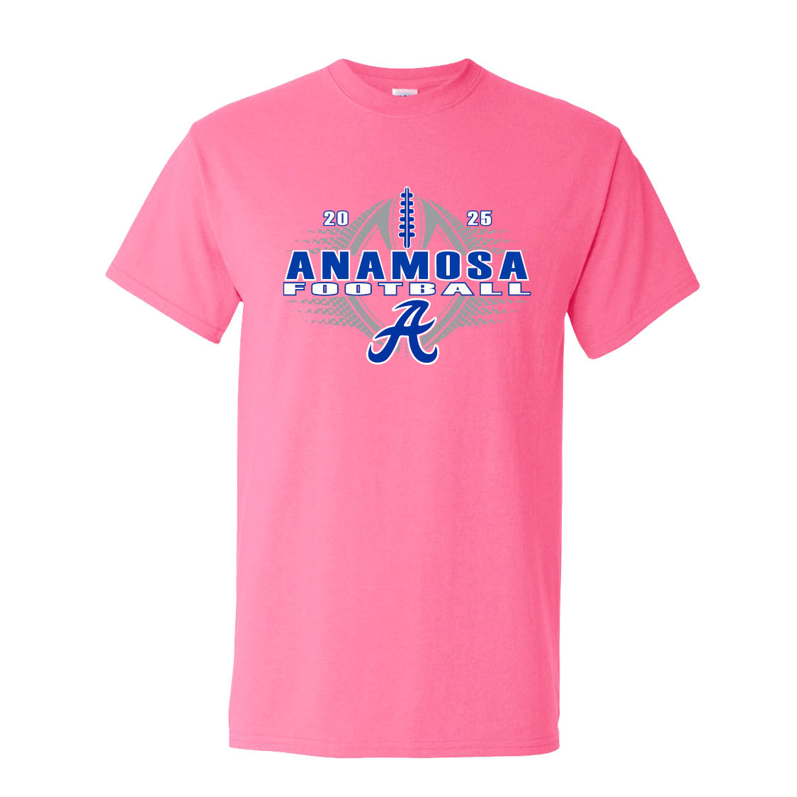2025 Anamosa Football Pink Out T-Shirt