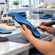Custom orthotics evaluation at Boca Raton Foot & Ankle Specialists
